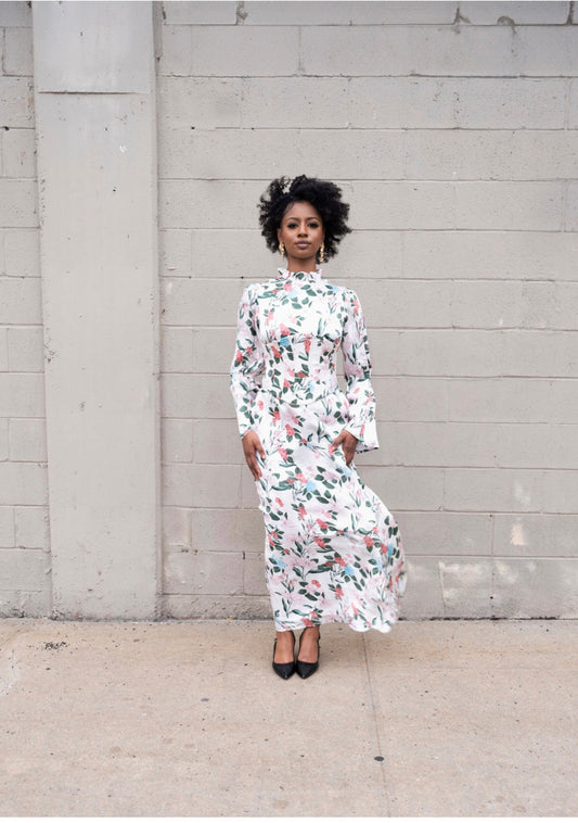 Akira Corset Silk Dress