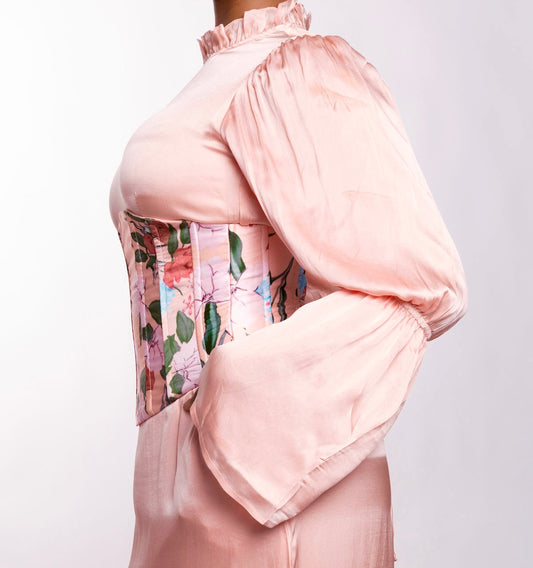 Akira Corset Silk Dress