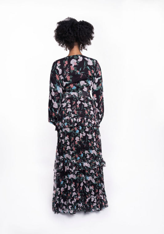 Kalika Ruffled Maxi Skirt