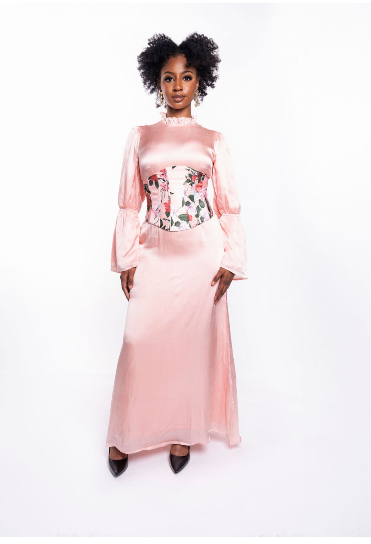 Akira Corset Silk Dress
