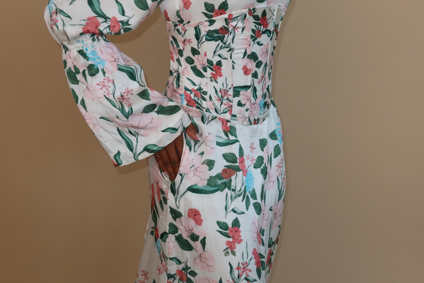Akira Corset Silk Dress