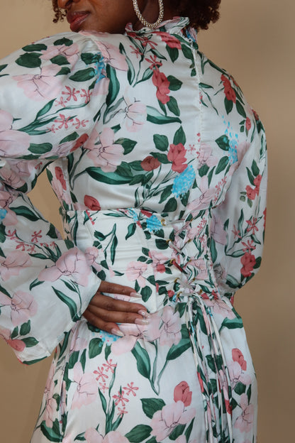 Akira Corset Silk Dress